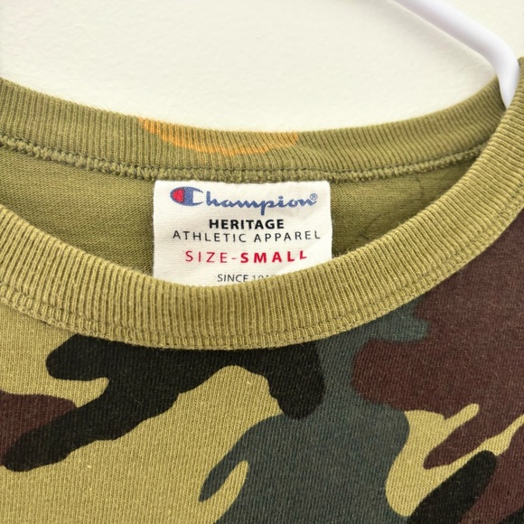 vintage champion camo tee - Picture 2 of 7